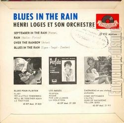 [Pochette de Blues In The Rain (Henri LOGES) - verso]