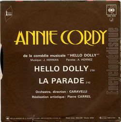 [Pochette de Hello Dolly (Annie CORDY) - verso]