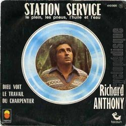 [Pochette de Station service (Le plein, les pneus, l’huile et l’eau) (Richard ANTHONY)]
