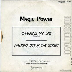 [Pochette de Changing my life (MAGIC POWER) - verso]