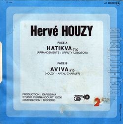 [Pochette de New hatikva (Herv HOUZY) - verso]