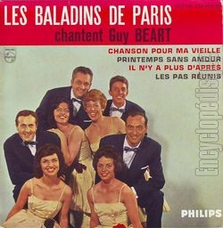 [Pochette de Les Baladins de Paris chantent Guy Bart (Les BALADINS DE PARIS)]