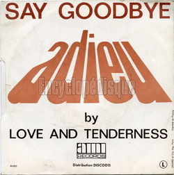 [Pochette de Adieu (Say goodbye) (LOVE AND TENDERNESS) - verso]