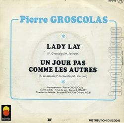 [Pochette de Lady Lay (Pierre GROSCOLAS) - verso]