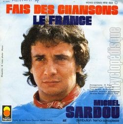 [Pochette de Le France / Fais des chansons (Michel SARDOU) - verso]
