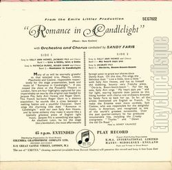 [Pochette de Romance in Candlelight (THTRE / SPECTACLE) - verso]