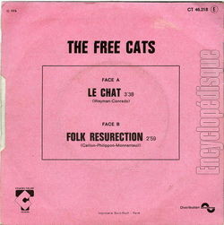 [Pochette de Le chat (The FREE CATS) - verso]