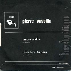 [Pochette de Amour, amiti (Pierre VASSILIU) - verso]