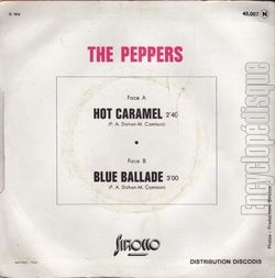 [Pochette de Hot caramel (The PEPPERS) - verso]