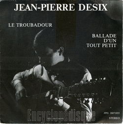 [Pochette de Le troubadour (Jean-Pierre DESIX )]