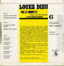 [Pochette de Louez Dieu n6 (RELIGION) - verso]