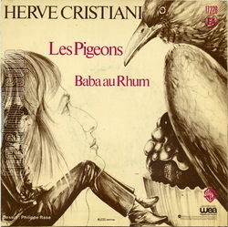 [Pochette de Les pigeons / Baba au rhum (Herv CRISTIANI) - verso]