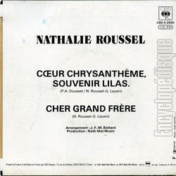 [Pochette de Cœur chrysanthme, souvenir lilas (Nathalie ROUSSEL) - verso]