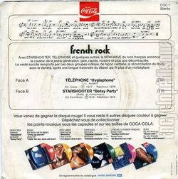 [Pochette de Coca-Cola "French Rock" (COMPILATION) - verso]