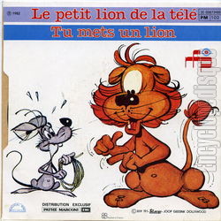 [Pochette de Le petit lion de la tl (T.V. (Tlvision)) - verso]