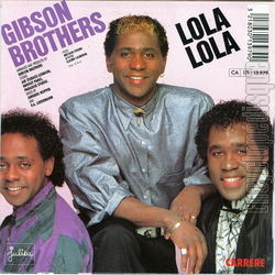 [Pochette de Party tonight (GIBSON BROTHERS) - verso]