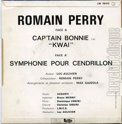 [Pochette de Symphonie pour Cendrillon (Romain PERRY) - verso]