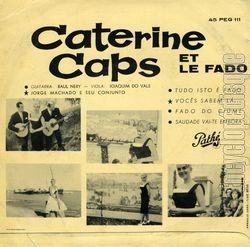[Pochette de Caterine Caps et le Fado (Portugal) (Catherine CAPS et Le FADO) - verso]
