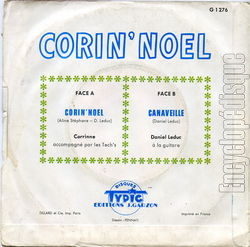 [Pochette de Corin’ Noël (CORRINE et Daniel LEDUC) - verso]