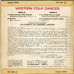 [Pochette de Western folk dances (Phily FORM) - verso]