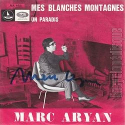 [Pochette de Mes blanches montagnes (Marc ARYAN) - verso]