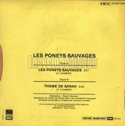[Pochette de Les Poneys sauvages (T.V. (Télévision)) - verso]