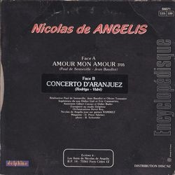 [Pochette de Amour mon amour (Nicolas DE ANGELIS) - verso]