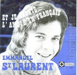 [Pochette de Et je chante (Emmanuel ST LAURENT)]