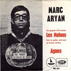 [Pochette de Les melons (Marc ARYAN)]