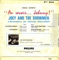 [Pochette de Au revoir… Johnny ! (JOEY AND THE SHOWMEN) - verso]