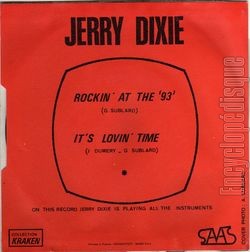 [Pochette de Rockin’ at the "93" (Jerry DIXIE) - verso]