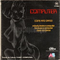 [Pochette de Come and dance (COMPUTER) - verso]