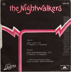 [Pochette de The NIGHTWALKERS  And I love  (Les ANGLOPHILES) - verso]