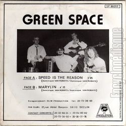 [Pochette de Speed is the reason (GREEN SPACE) - verso]