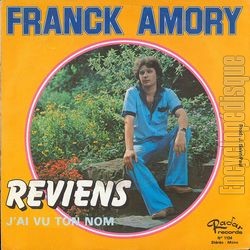 [Pochette de Reviens (Franck AMORY) - verso]