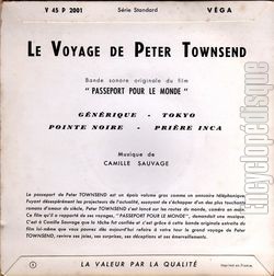 [Pochette de Passeport pour le monde "Le voyage de Peter Townsend" (B.O.F.  Films ) - verso]