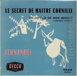 [Pochette de Lettres de mon moulin-Le secret de Maitre Cornille (FERNANDEL)]