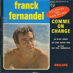 [Pochette de Comme on change (Franck FERNANDEL)]