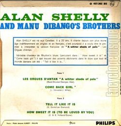 [Pochette de Les orgues d’antan (Alan SHELLY and Manu DIBANGO’s brothers) - verso]