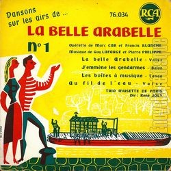 [Pochette de dansons sur les airs de "La Belle Arabelle" - N1 (TRIO MUSETTE DE PARIS)]