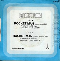 [Pochette de Rocket Man (ROCKET MEN) - verso]