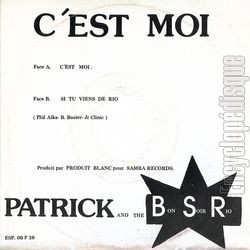[Pochette de C’est moi (PATRICK AND THE BSR) - verso]