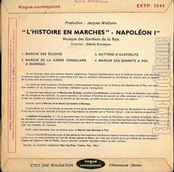[Pochette de L’histoire en marches - Napolon 1er (DOCUMENT) - verso]