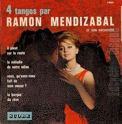 [Pochette de 4 tangos par (Ramon MENDIZABAL)]