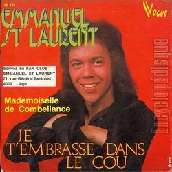 [Pochette de Je t’embrasse dans le cou (Emmanuel ST LAURENT) - verso]