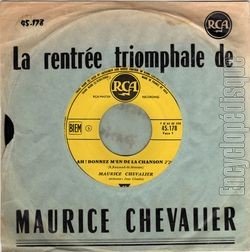 [Pochette de Les dernires chansons de Paris (Maurice CHEVALIER) - verso]