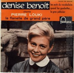 [Pochette de Denise Benoit chante Pierre Louki (Denise BENOIT)]