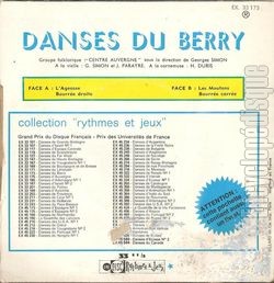 [Pochette de Danses du Berry (DOCUMENT) - verso]