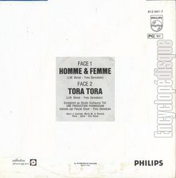 [Pochette de Homme & femme (Yves DEROUBAIX) - verso]