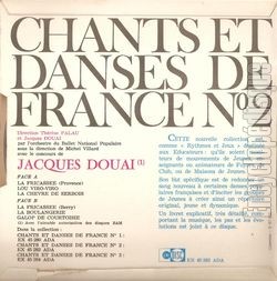 [Pochette de Chants et Danses de France N2 (DOCUMENT) - verso]